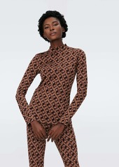 "DVF - Birdie Jacquard Top by Diane Von Furstenberg