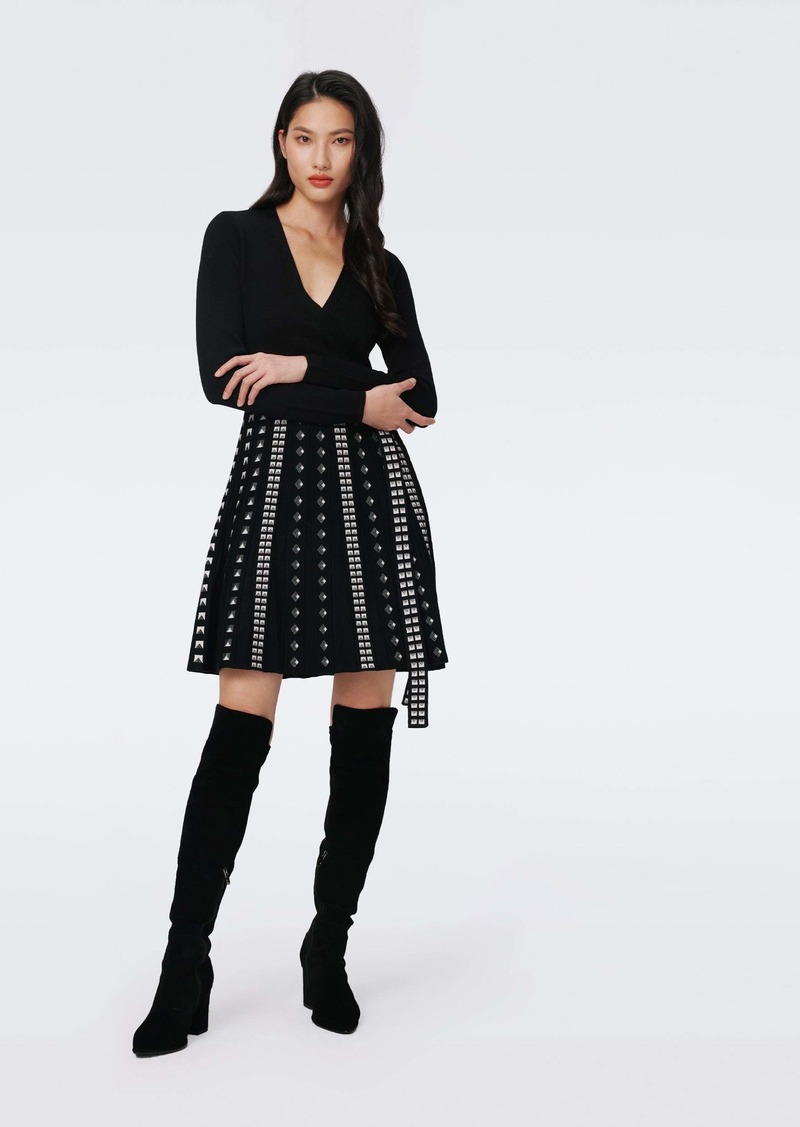 "DVF - Chelsea Knit Jacquard Dress by Diane Von Furstenberg