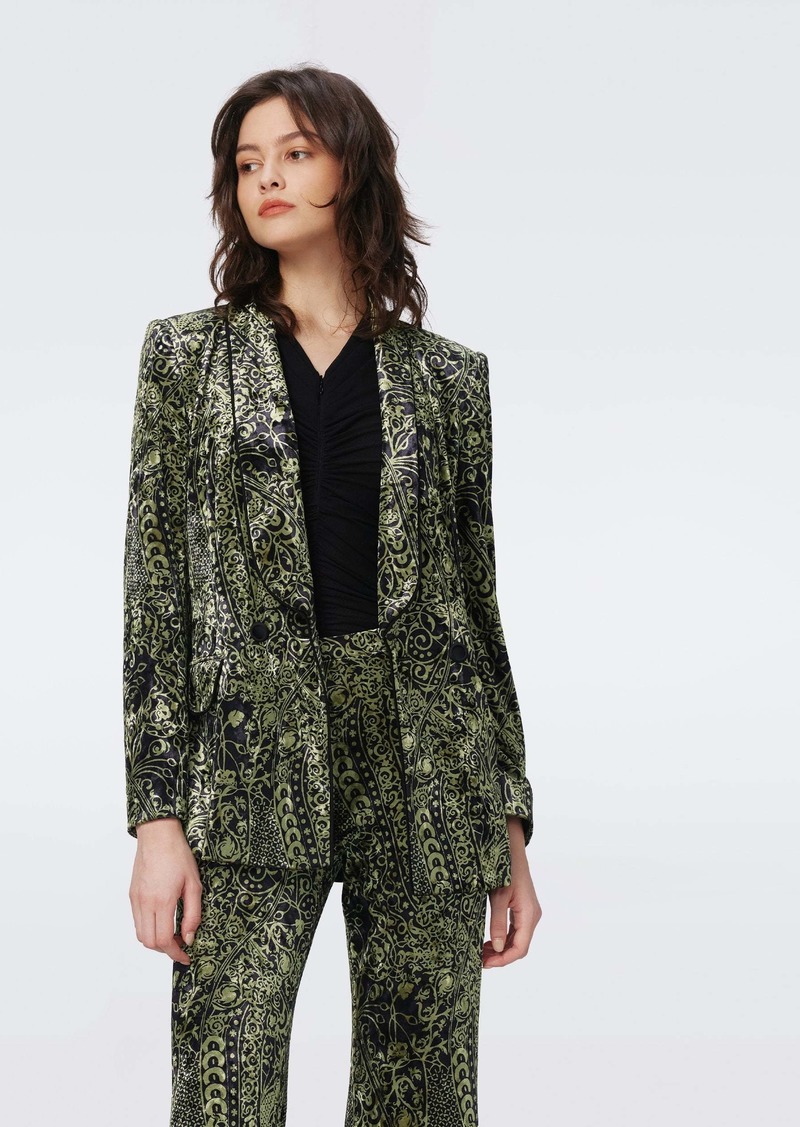 "DVF - Chiana Velvet Jacket by Diane Von Furstenberg