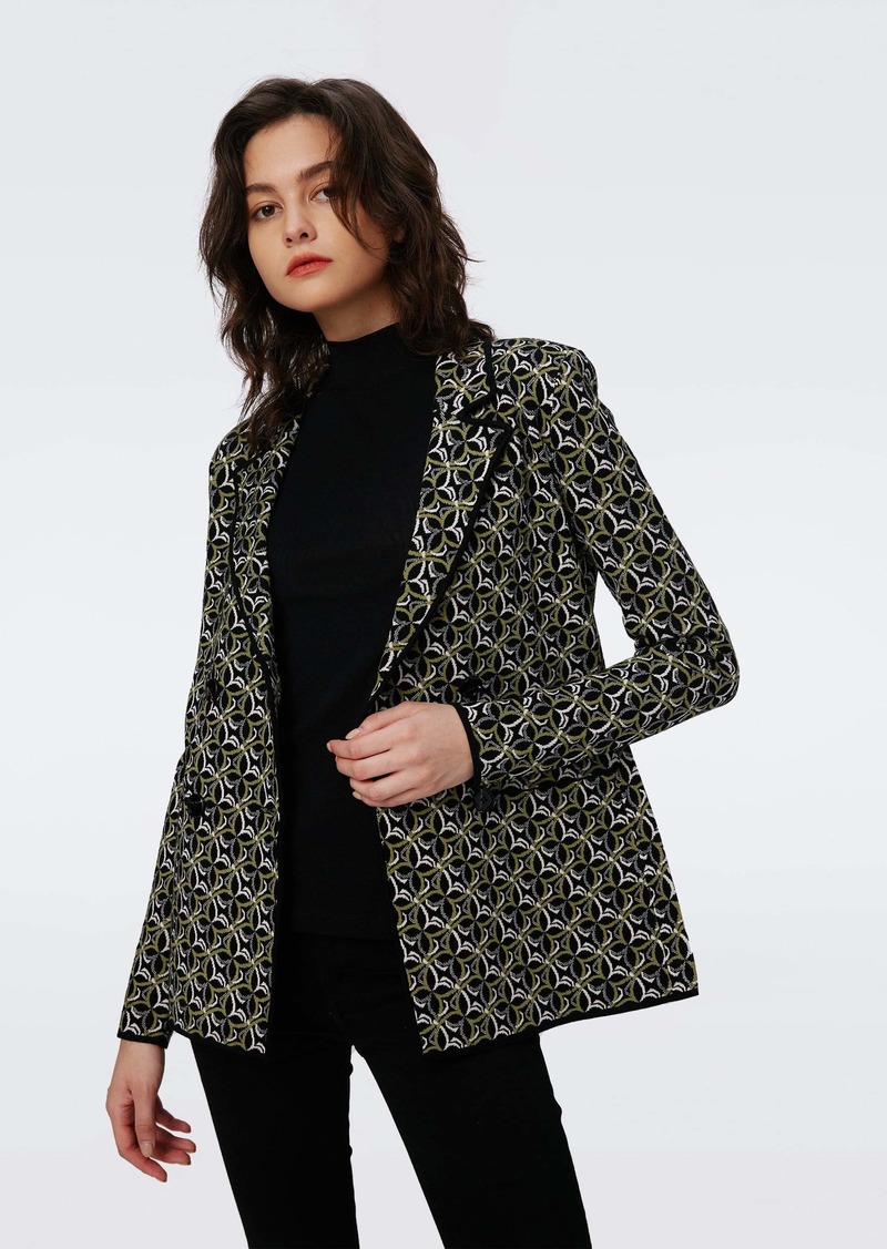 "DVF - Dion Knit Jacquard Jacket by Diane Von Furstenberg