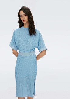 "DVF - Gisele Knit Jacquard Skirt by Diane Von Furstenberg