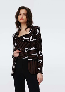 "DVF - Ibrox Knit Jacquard Jacket by Diane Von Furstenberg