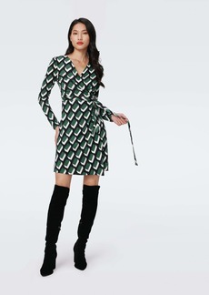 "DVF - Jazmine Silk Jersey Wrap Dress by Diane Von Furstenberg