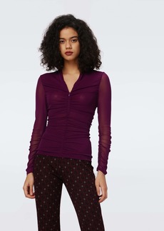 "DVF - Julie Mesh Top by Diane Von Furstenberg