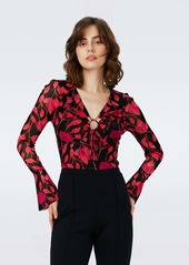 "DVF - Lyric Mesh Bodysuit by Diane Von Furstenberg