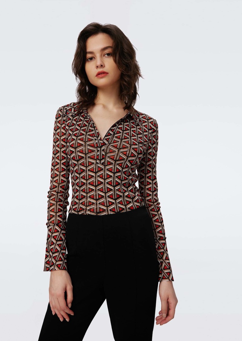 "DVF - Mackenzie Mesh Top by Diane Von Furstenberg