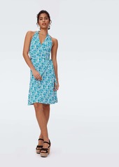 "DVF - Nishi Cotton Faux Wrap Dress by Diane Von Furstenberg