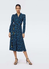 "DVF - Phoenix Reversible Mesh Wrap Dress by Diane Von Furstenberg