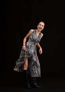"DVF - Pia Reversible Mesh Dress by Diane Von Furstenberg