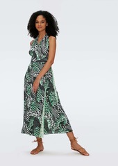 "DVF - Pia Reversible Mesh Wrap Dress by Diane Von Furstenberg