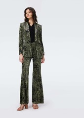 "DVF - Ruthette Velvet Pants by Diane Von Furstenberg