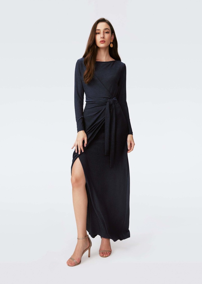 "DVF - Simona Faux Wrap Dress by Diane Von Furstenberg