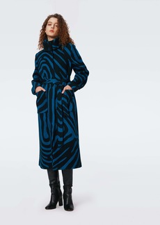 "DVF - Starsky Jacquard Coat by Diane Von Furstenberg