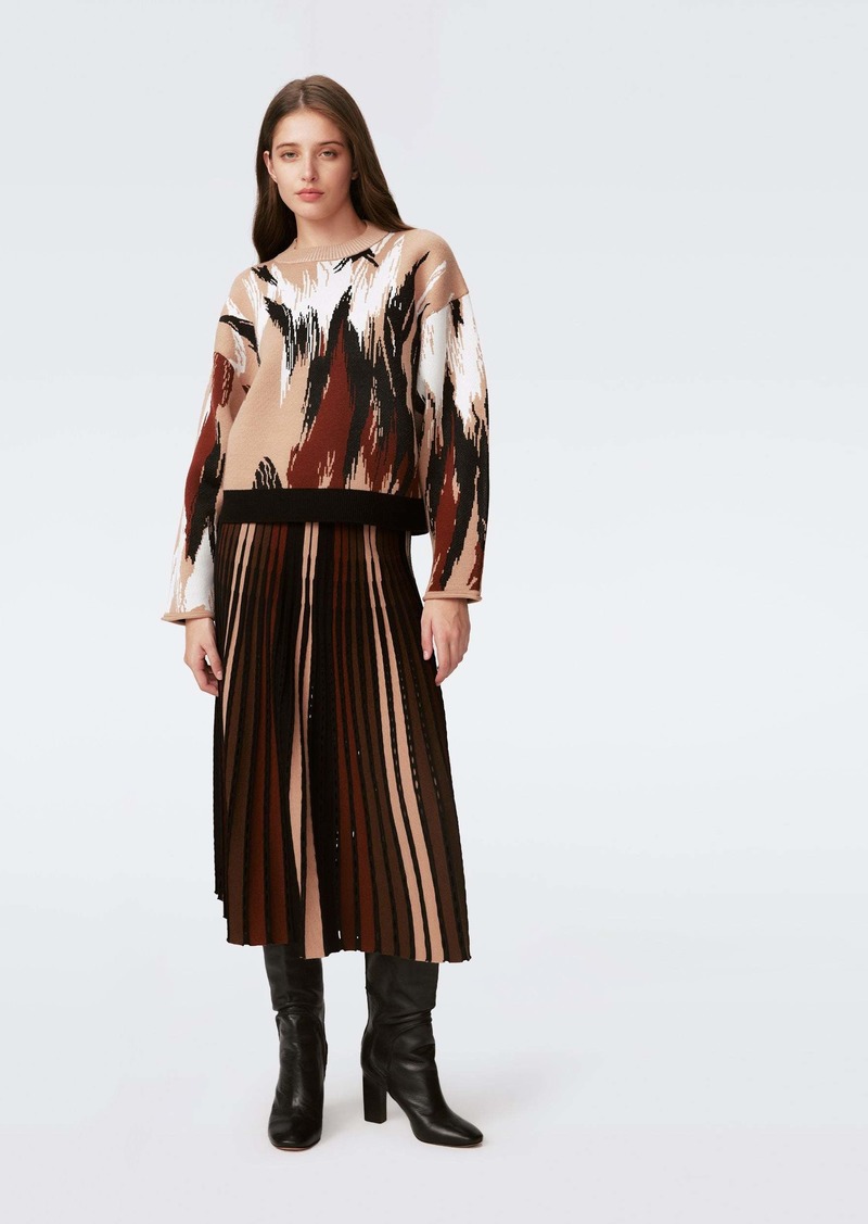 "DVF - Tribeca Knit Skirt by Diane Von Furstenberg