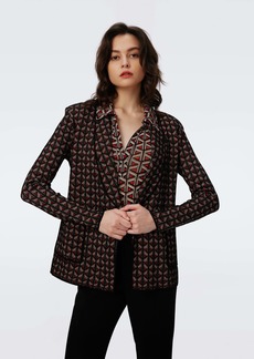 "DVF - Trillian Knit Jacquard Jacket by Diane Von Furstenberg