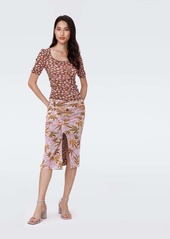 "DVF - Willow Reversible Mesh Skirt by Diane Von Furstenberg