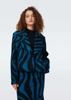 "DVF - Yilia Jacquard Coat by Diane Von Furstenberg