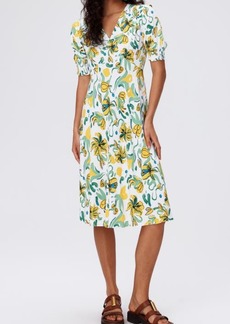 Diane von Furstenberg Jemma Floral Short Sleeve Dress