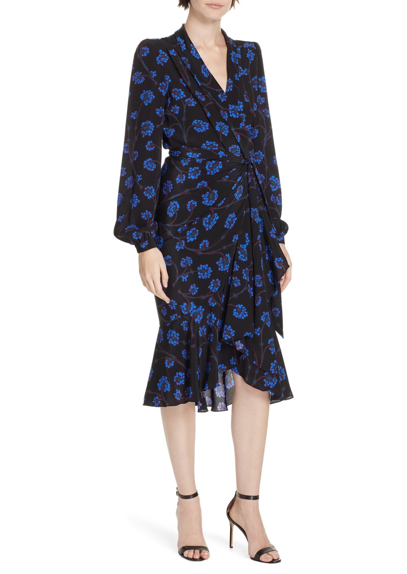 dvf jovie wrap dress