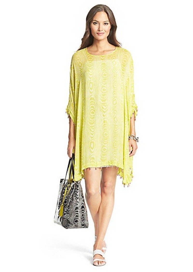 Diane Von Furstenberg DVF New Nessa Chiffon Tunic Kaftan ...