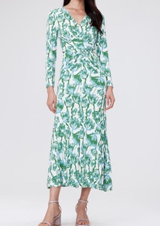 Diane von Furstenberg Timmy Floral Long Sleeve Midi Dress