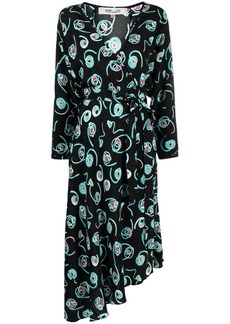 Diane Von Furstenberg Eloise faux-wrap midi dress