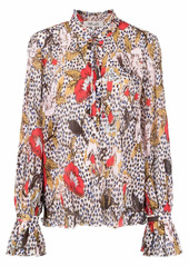 Diane Von Furstenberg floral-print blouse