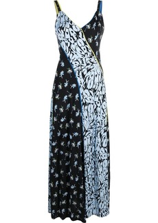 Diane Von Furstenberg floral-print patchwork dress