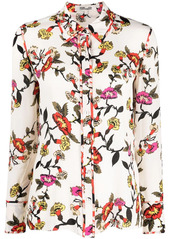 Diane Von Furstenberg floral-print silk-blend shirt