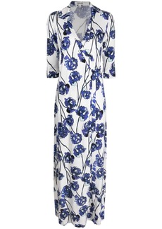 Diane Von Furstenberg floral-print silk dress