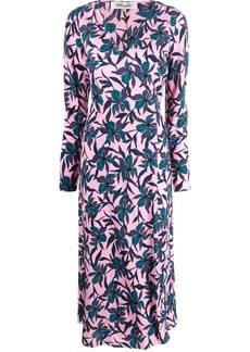 Diane Von Furstenberg floral-print wrap dress