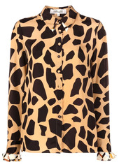 Diane Von Furstenberg giraffe-print long-sleeve shirt