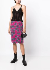Diane Von Furstenberg Hazel jacquard knitted skirt