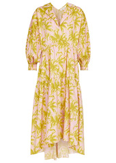 Diane Von Furstenberg Heather printed stretch-cotton midi dress