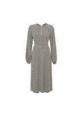 Diane Von Furstenberg Hecuba Twill-Blend Midi Dress