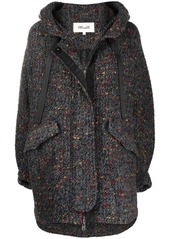 Diane Von Furstenberg hooded dot coat