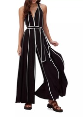 Diane Von Furstenberg Jasper Wide-Leg Jumpsuit