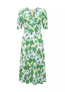 Diane Von Furstenberg Jemma Crepe Knee-Length Dress