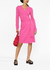 Diane Von Furstenberg knitted wrap dress