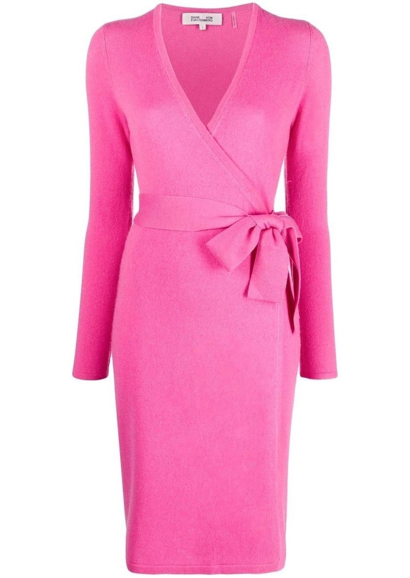 Diane Von Furstenberg knitted wrap dress