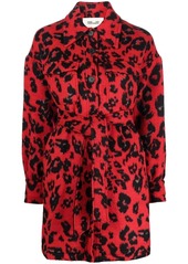Diane Von Furstenberg leopard-print coat
