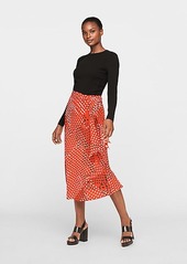Diane Von Furstenberg Lesley Eco-Crepe Midi Skirt