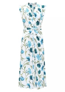 Diane Von Furstenberg Livia Floral Midi-Dress