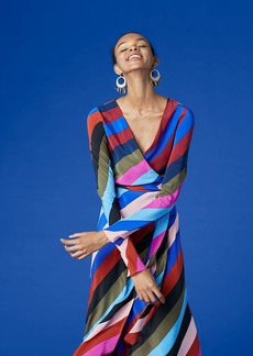 Diane Von Furstenberg Midi Wrap Dress