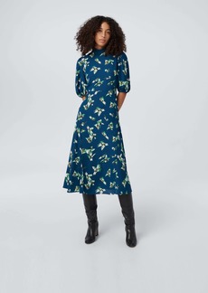 Diane Von Furstenberg Nella Soft Crepe Midi Dress