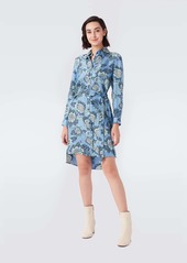 Diane Von Furstenberg Prita Silk Twill Shirt Dress