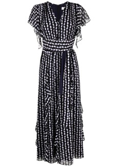 Diane Von Furstenberg ruffled polka-dot wrap dress