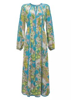 Diane Von Furstenberg Scott Floral Midi-Dress