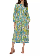 Diane Von Furstenberg Scott Floral Midi-Dress