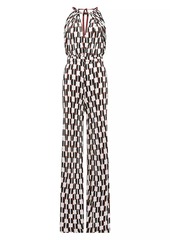 Diane Von Furstenberg Tai Graphic Jersey Jumpsuit